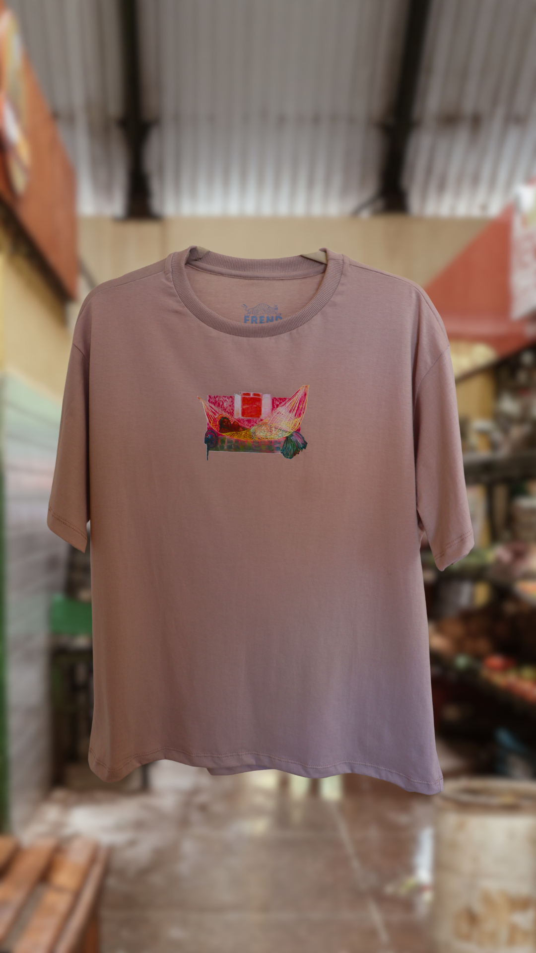 Camiseta Oversized Cochilo na Rede - Collab com @soyfria